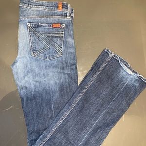 7 For All ManKind Flynt Blue Jeans Women's Size 30 Retail Price $225 Style: ..